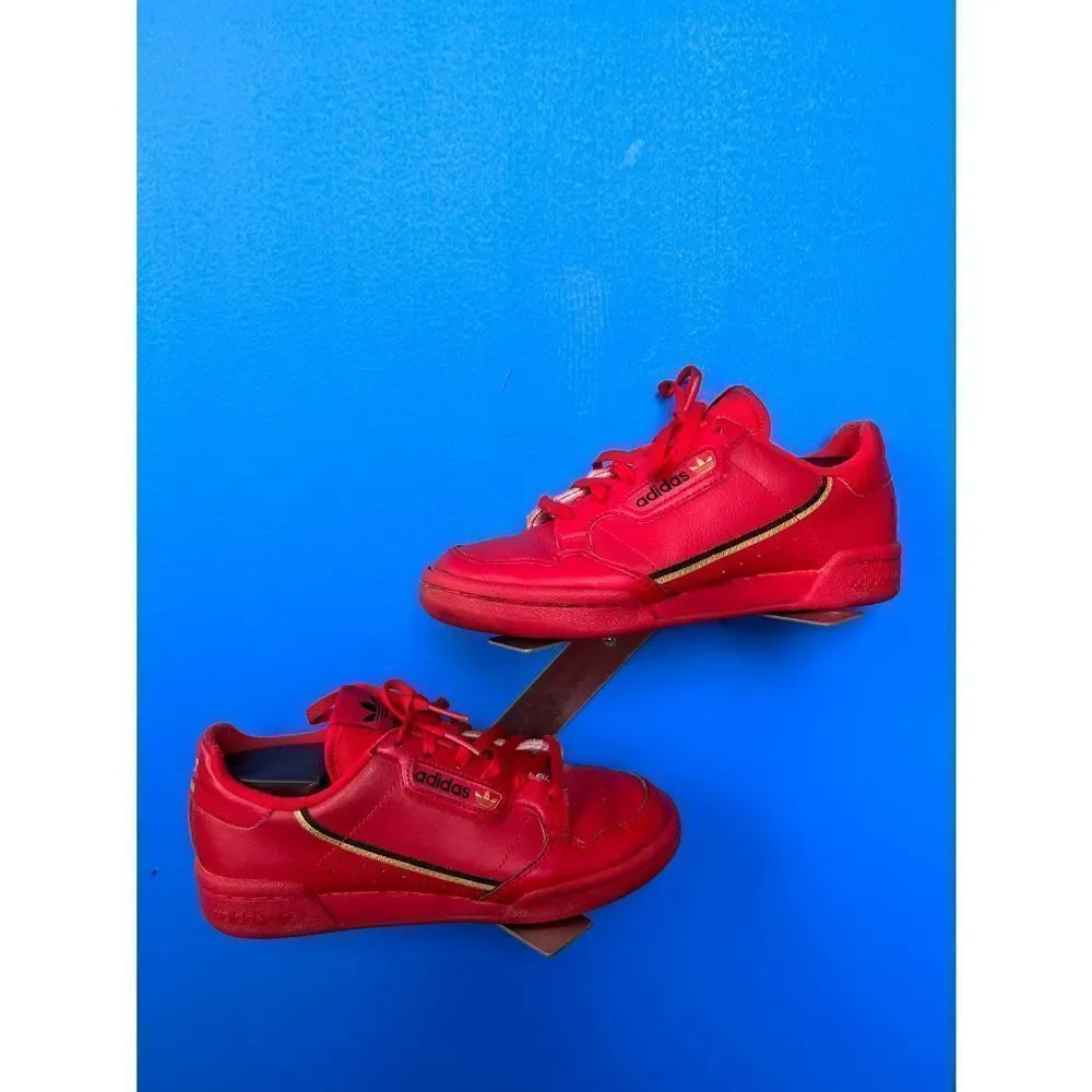 Adidas Continental 80 Scarlet Gold Black EE4359 Mens 3.5